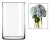 Tall Cylinder Vase 9.5" X 6"